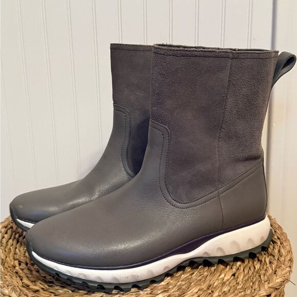 Cole Haan Women's ZG XC Mid Calf Boot Quiet Shade Mid-Calf Suede - 7.5 M - Picture 2 of 11